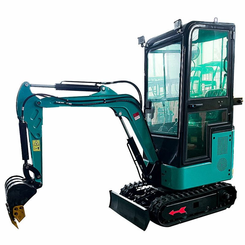 Tree digging and transplanting mini-excavator with track expansion for complex woodland environments customized