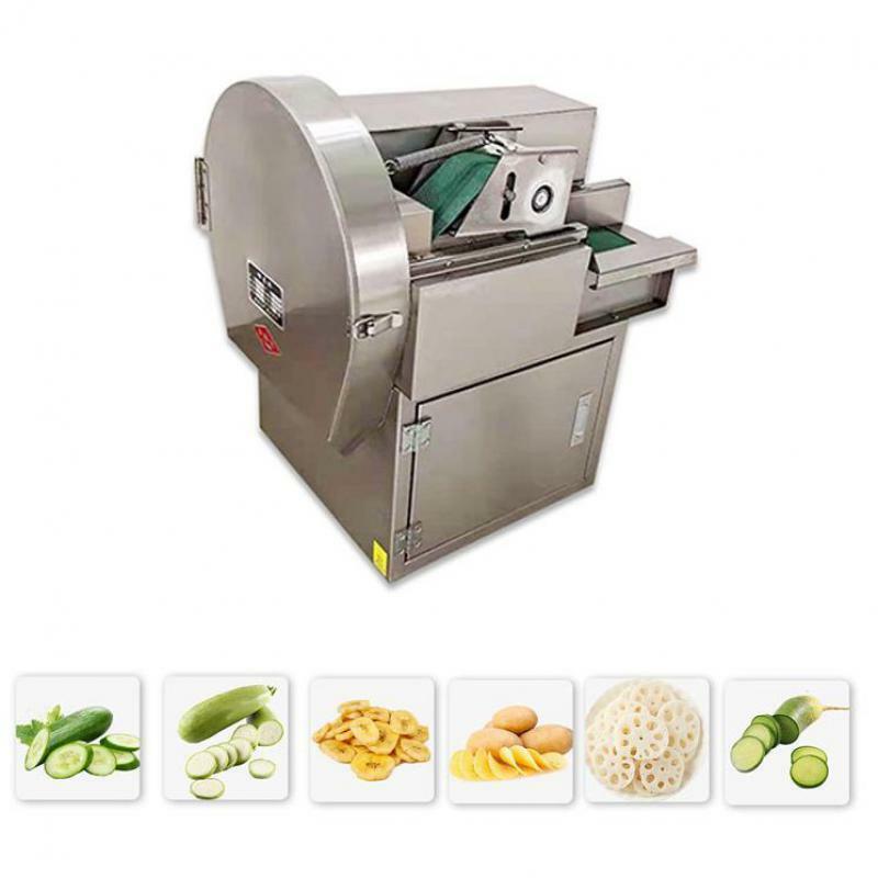 120-350kg/H Adjustable Thickness Automatic Parsley Vegetable Cutting Machine Leaf Stem Lettuce Vegetable Cutting Machine