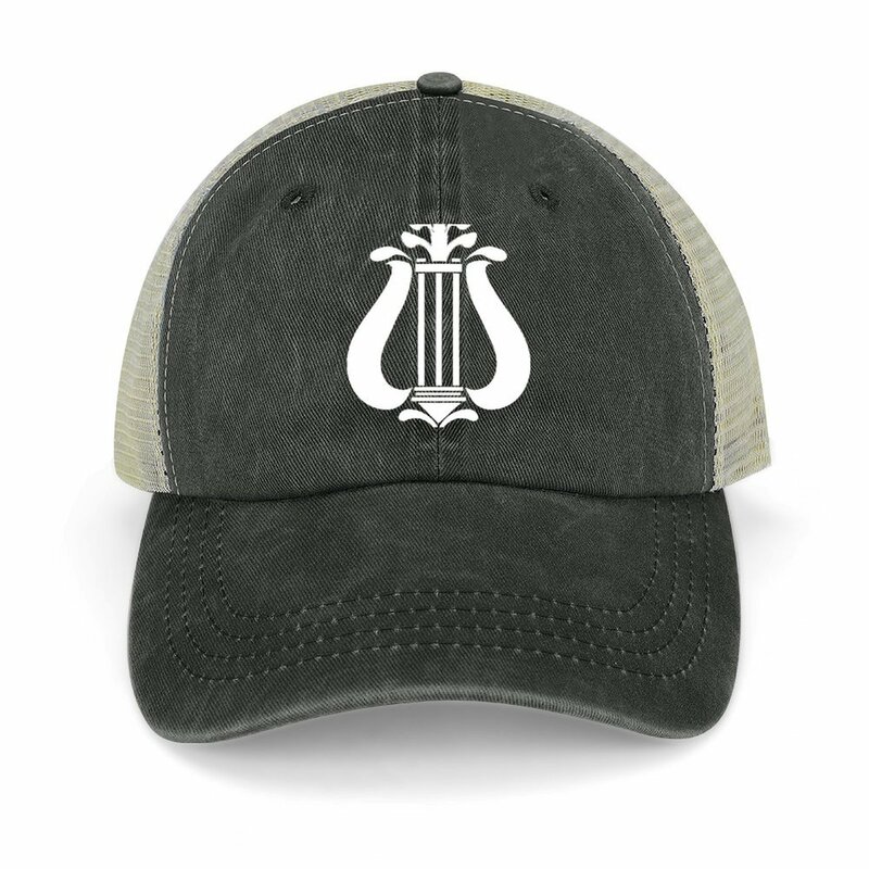 Logo Compulsive Lyres Merchandise - Lyres w kolorze białym kapelusz kowbojski ikona luksusowa czapka Rave kask kobiet 2024 męska