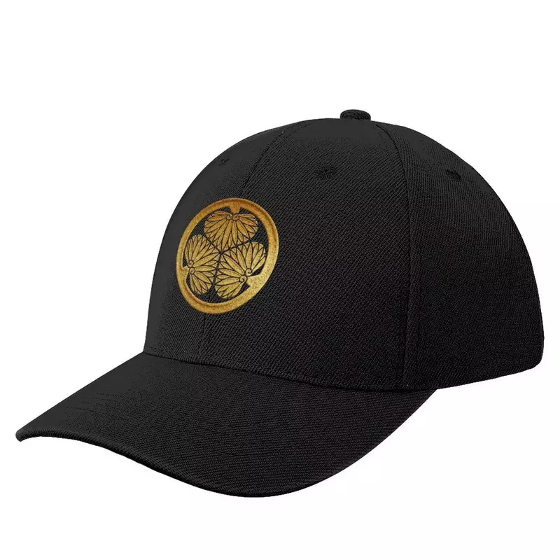 Tokugawa-Casquette de baseball Aoi Kamon Gold Seal pour homme et femme, chapeau de randonnée, chapeau de soleil, casquette de balle, 2024