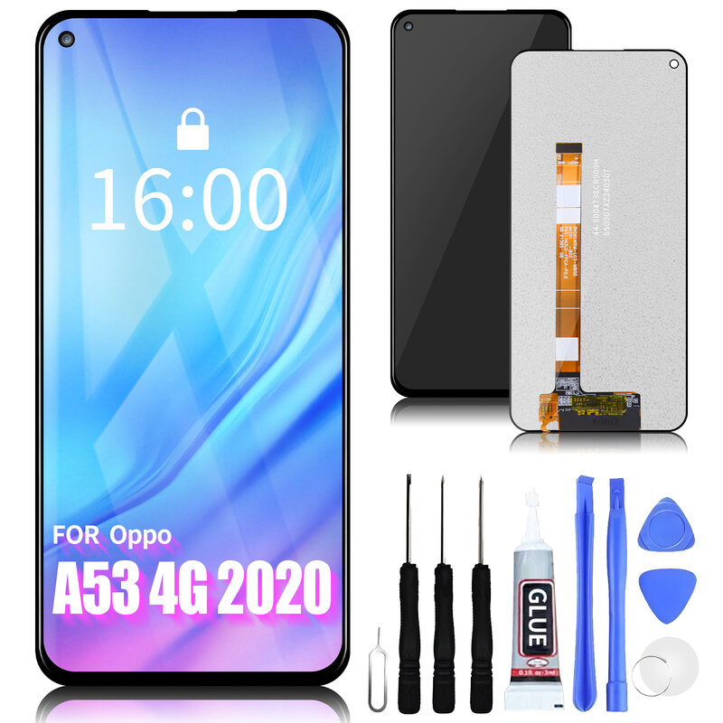 6.5 ''Voor Oppo A32/A53/A33/A 53S/Realme 7i Lcd