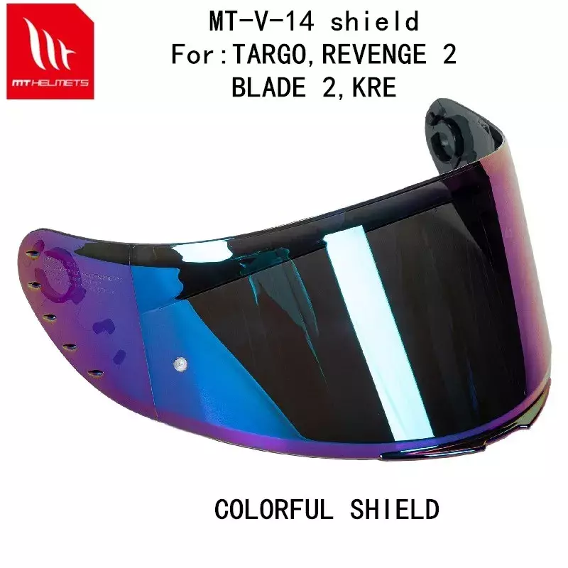 MT-V-14 Helmet Shield for MT Motorcycle Helmet Only for Model RAPID RAPID PRO BLADE 2 SV REVENGE 2 TARGO Helmet Shield