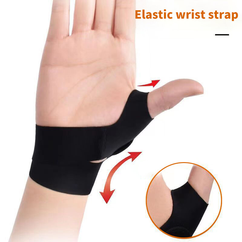 1Pc Tendon Sheath Wristband Guard Support For Sport Fitness Volleyball Table Tennis Badminton Thumb Protector Thumb Sleeve
