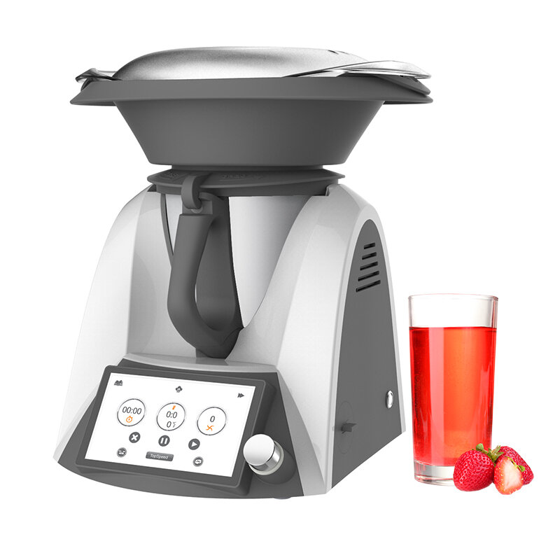 Kitchen Food Processor Robot Smart All-In-One Cooker,Chopper,Steamer,Juicer,Blender,Boil,Knead,Weigh, Multi-Functional Self-Clea