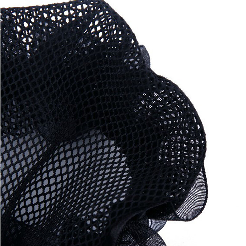 2 pezzi retina elastica per capelli donna moda copricapo balletto discoteca capelli Snood parrucca rete invisibile sport danza capelli rete accessori per capelli