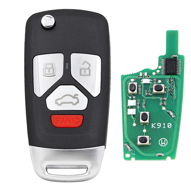 Keydy-مفتاح سيارة عالمي بجهاز تحكم عن بعد ، 4 أزرار لأسلوب أودي ، KD900 ، MINI ، MINI ،