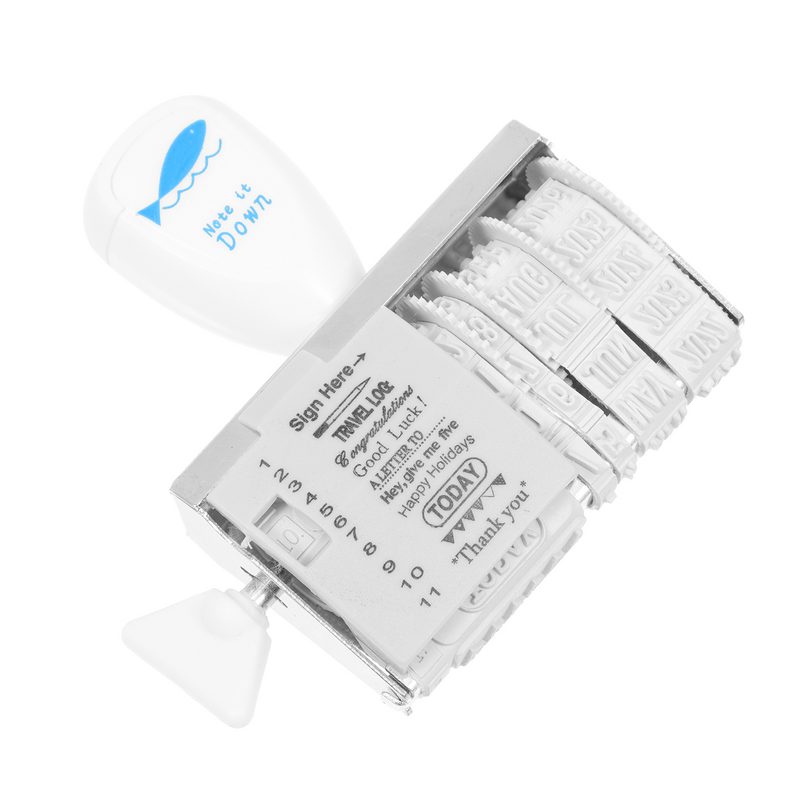 Auto-Tintagem Carimbos Plásticos, selo postal, Data Stamper, Mão Account Supply