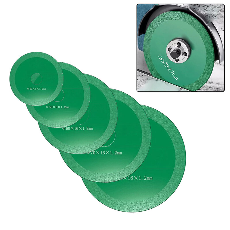 1pc Angle Grinder Glass Cutting Discs Thin Saw Wheel Crystal Marble Polishing 40/50/60/70/80mm Power Tools Accessories