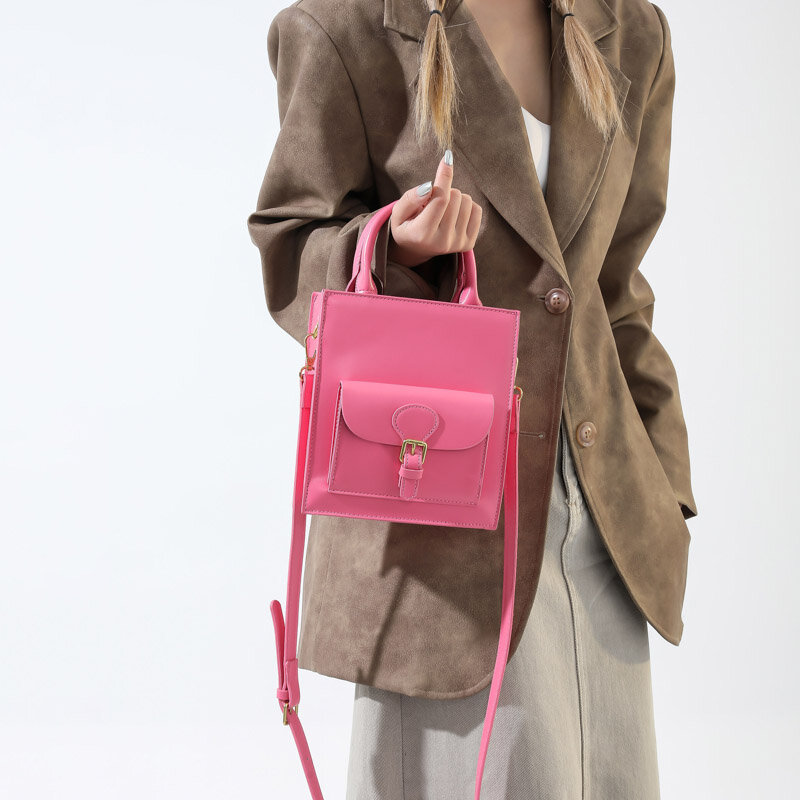 Petit sac à bandoulière en cuir PU pour femme, sac à main initié, designer de marque, haute qualité, E27