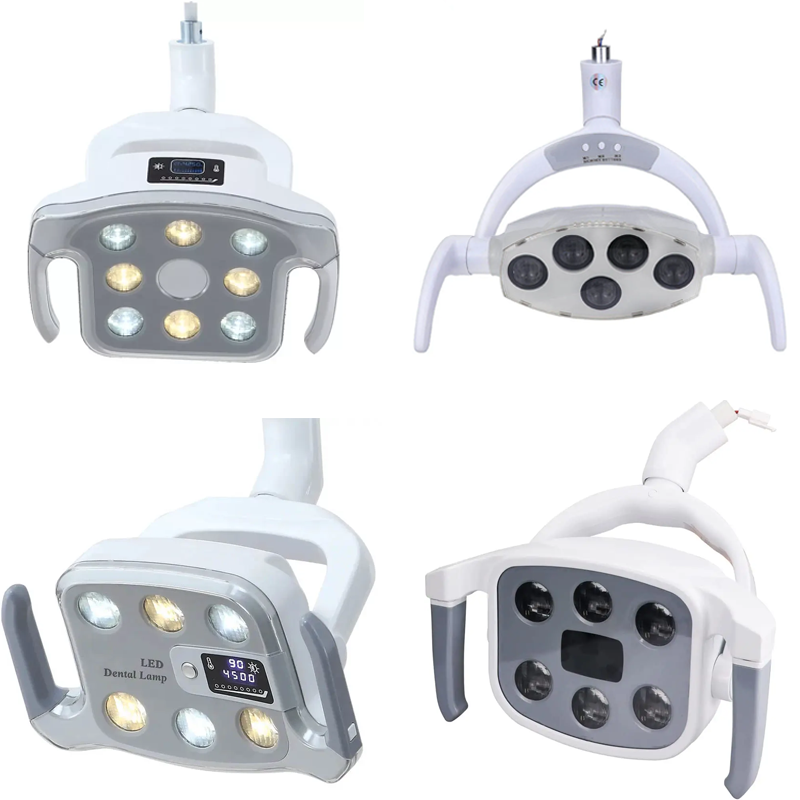 치과 유도 조명 작동 램프, 치과 의자용 LED 구강 램프, 치아 미백 구강 관리 도구
