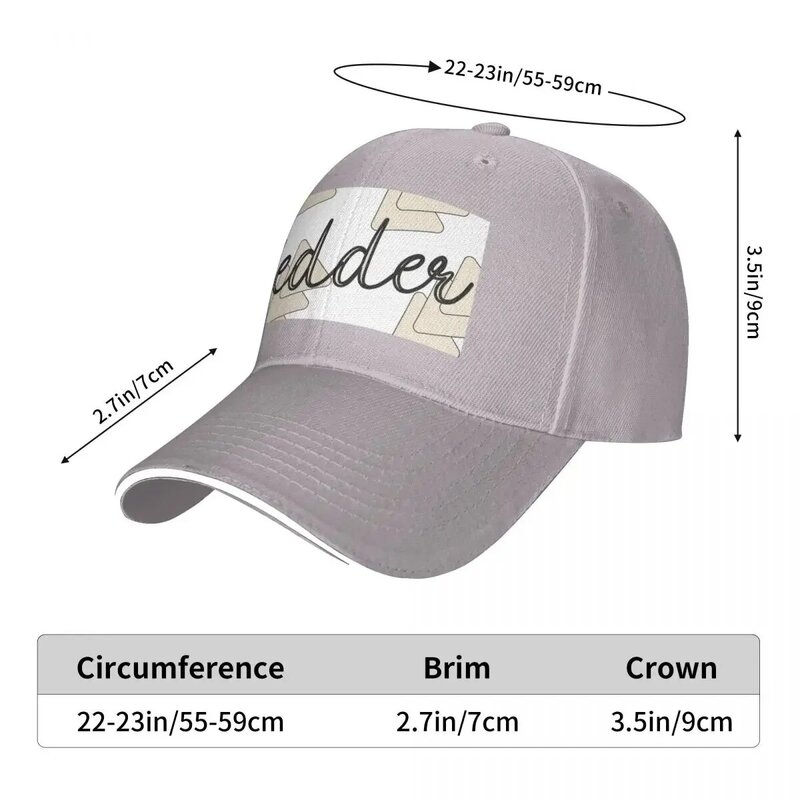 قبعة بيسبول بتصميم مثلث Vedder ، قبعات للرجال والنساء ، الشتاء