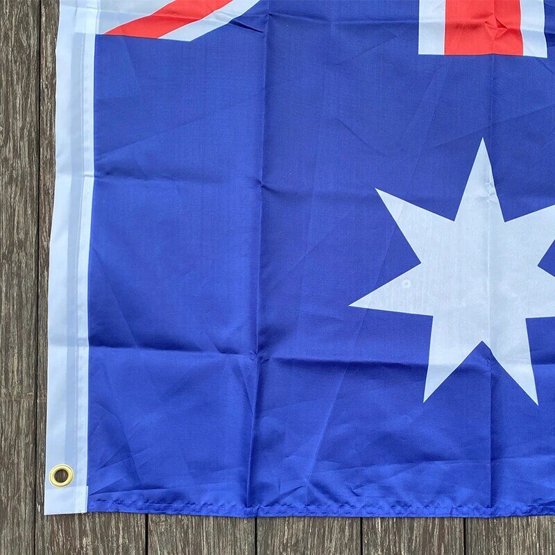 Frete grátis xvggdg novo 90x150cm grande bandeira da austrália poliéster a aussie bandeira nacional decoração de casa