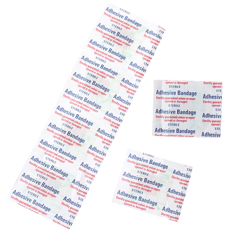 50pcs Hypoallergenic Non-woven Medical Adhesive Wound Dressing Band aid Bandage