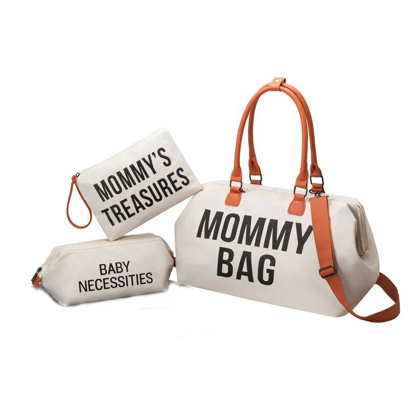 Bolsa de viaje para mamá, bolso de Hospital para trabajo y entrega, bolsa de pañales grande para mamá, bolsa de bebé impermeable con bolsas y correas