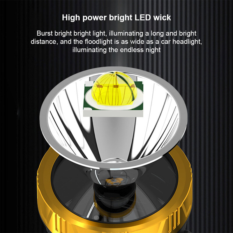 Searchlight Powerful Strong Lights Flashlight Sturdy Adjustable Spotlights