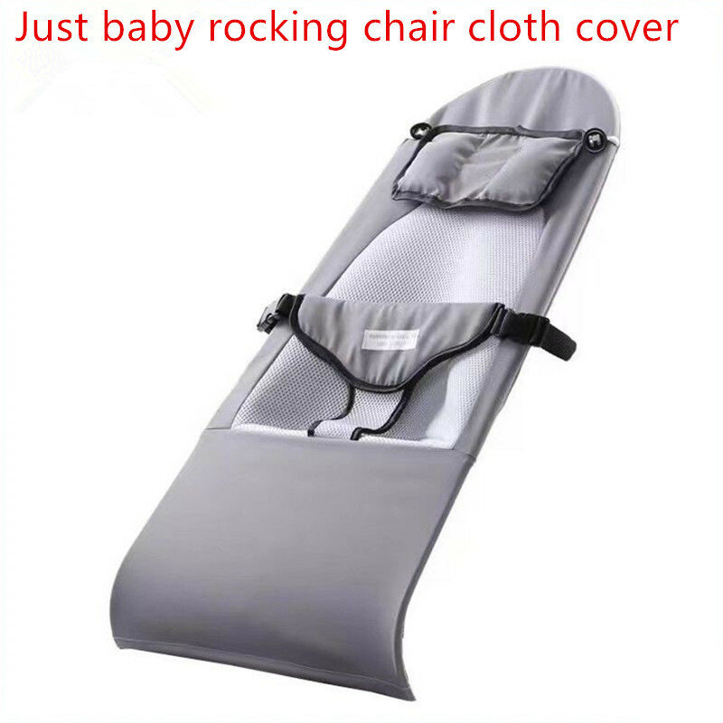 Alta qualidade bebê cadeira de balanço pano capa respirável cadeira de balanço acessórios substituição sem suporte capa de pano de reposição