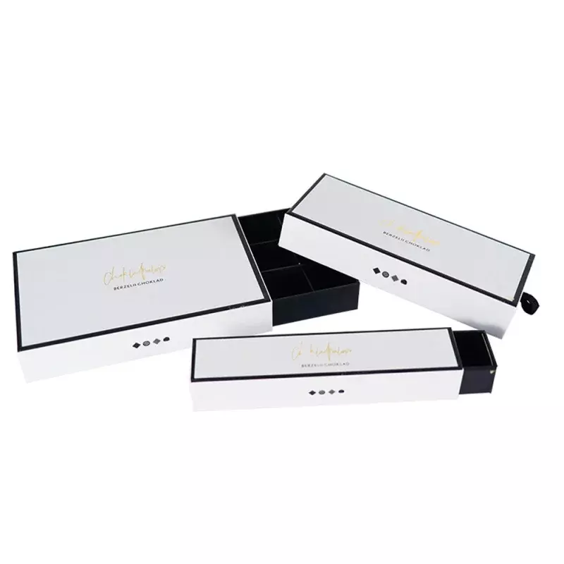 Customized productpopular luxury chocolate paper box custom truffle packing box cardboard snack box supplier