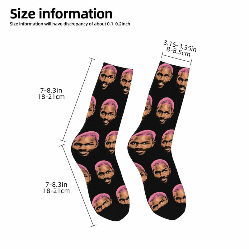 Смешные Фрэнк O-Ocean голова дизайнерская тема Экипировка аксессуары для носков для мужчин гибкие носки с принтом