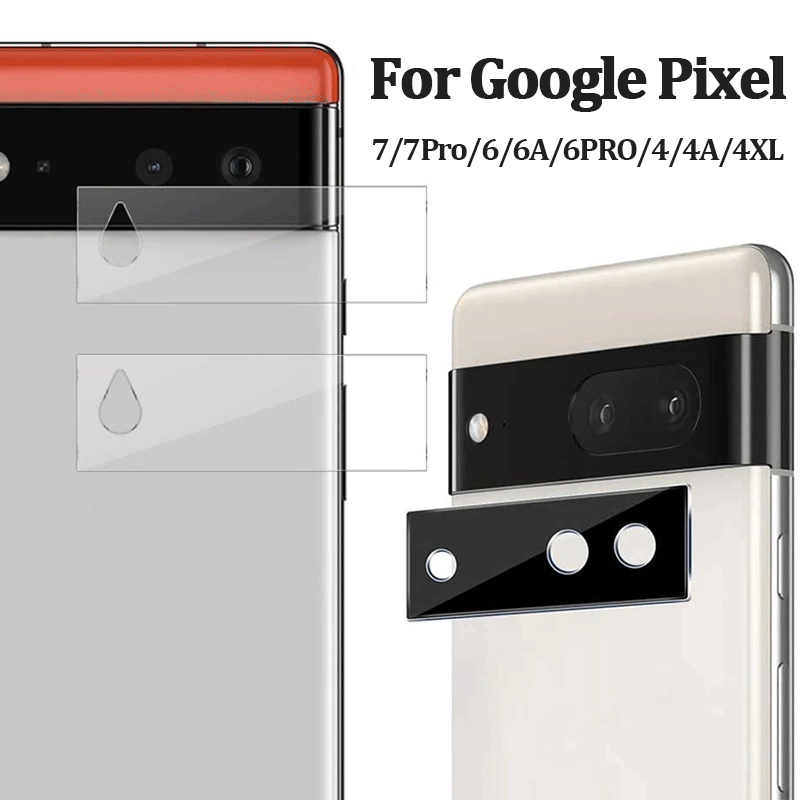 Película protectora para Google Pixel7 7 Pro 6A Pixel 6, película protectora para lente de cámara, cubierta protectora para Pixel 4A 4 XL, película de vidrio templado, 3-1PC