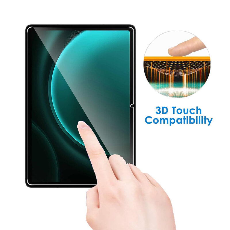 Protetor de Tela de Vidro Temperado para Samsung, Tablet Prova Película Protetora, Galaxy Tab, S9, FE, SM-X510, SM-X516B, X510, X516B, 10,9 polegadas