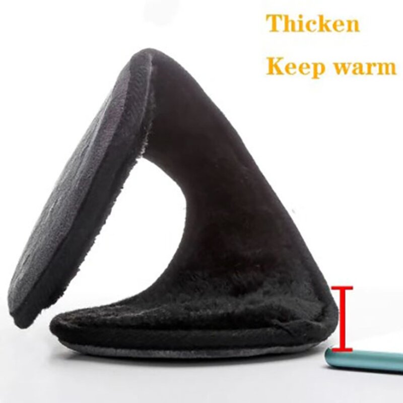 Warm Warm Thicken Velvet Earmuff Thickening Plush Cycling Fleece Rabbit Fur Ear Cover Windproof Soft and Skin Friendly