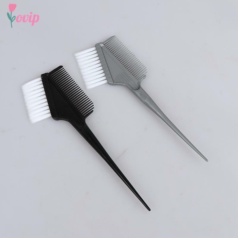 1PC Dyeing Tint Stirring Comb Plastic Hairdressing Brushes Bowl Combo Salon Hair Pro Salon Hairdressing Styling Brush Hair Color