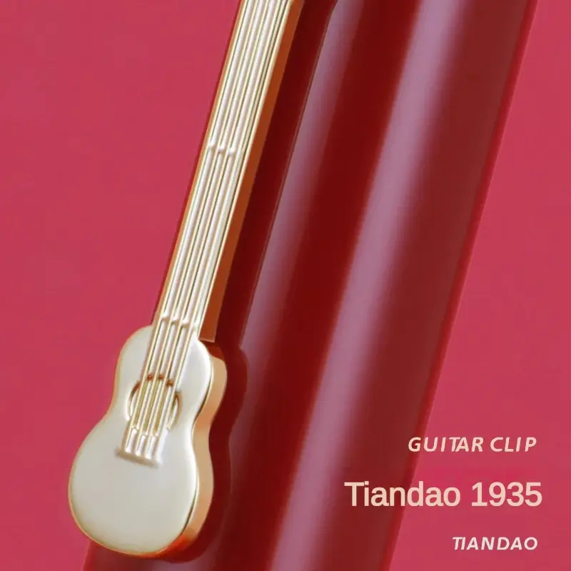 Jinhao-pluma estilográfica TIANDAO 1935, Clip de guitarra de lujo F/M, punta de espada, escritura, caligrafía, plumas de tinta, oficina, escuela, suministros estacionarios