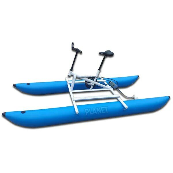Pvc inflatable pedal water bikes water bicycle inflatable water river sea bike swan pedal boat Inflatable pedal bike