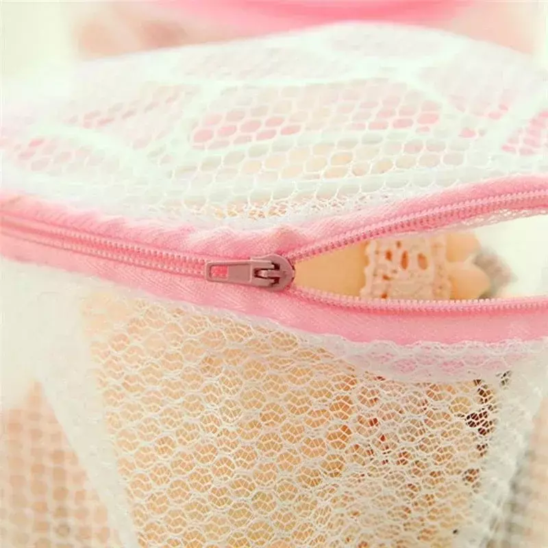Lingerie lavaggio maglia abbigliamento intimo Organizer borsa per il lavaggio utile borsa per il lavaggio del reggiseno a rete borsa per il bucato con cerniera