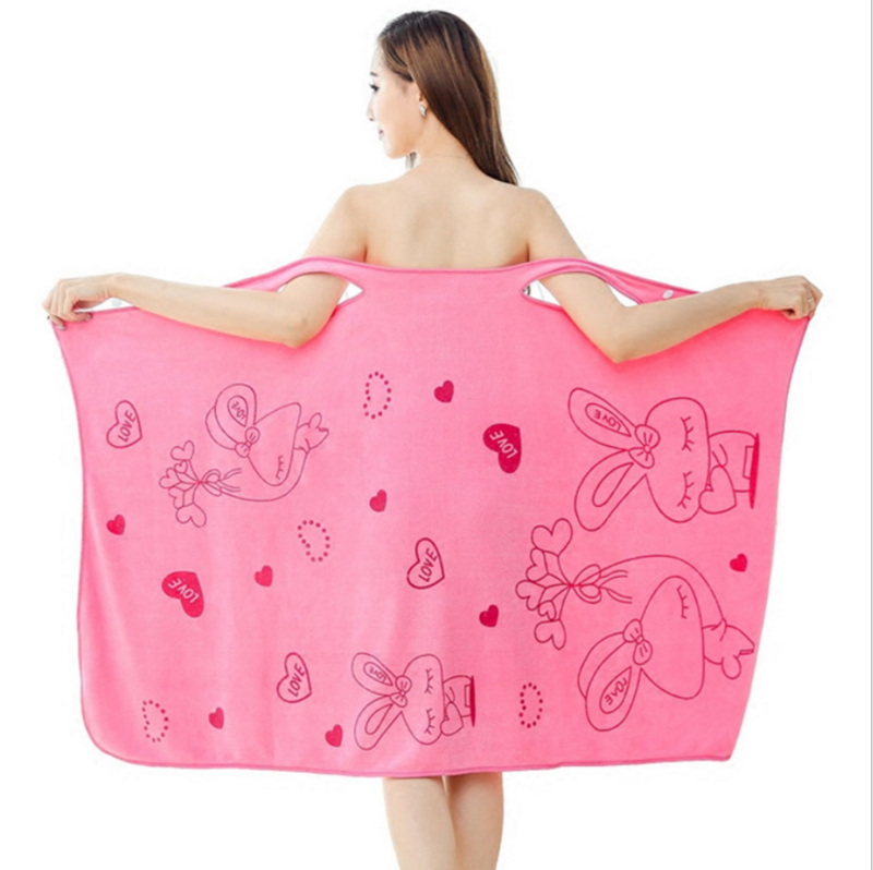 Microfiber Soft Bath Towel Fashion Women Sexy Wearable Quick Dry Magic Bathing Beach Spa Bathrobes Wash Clothing Beach Dresses