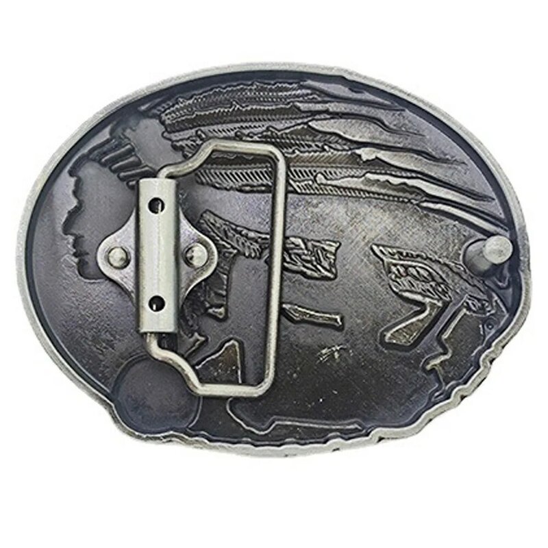 Hebilla de cinturón Ovalada para Hombre, cinturón con diseño de marca india de los Cowboys Rodeo, Untamed, Spihit, Cheapify, envío directo