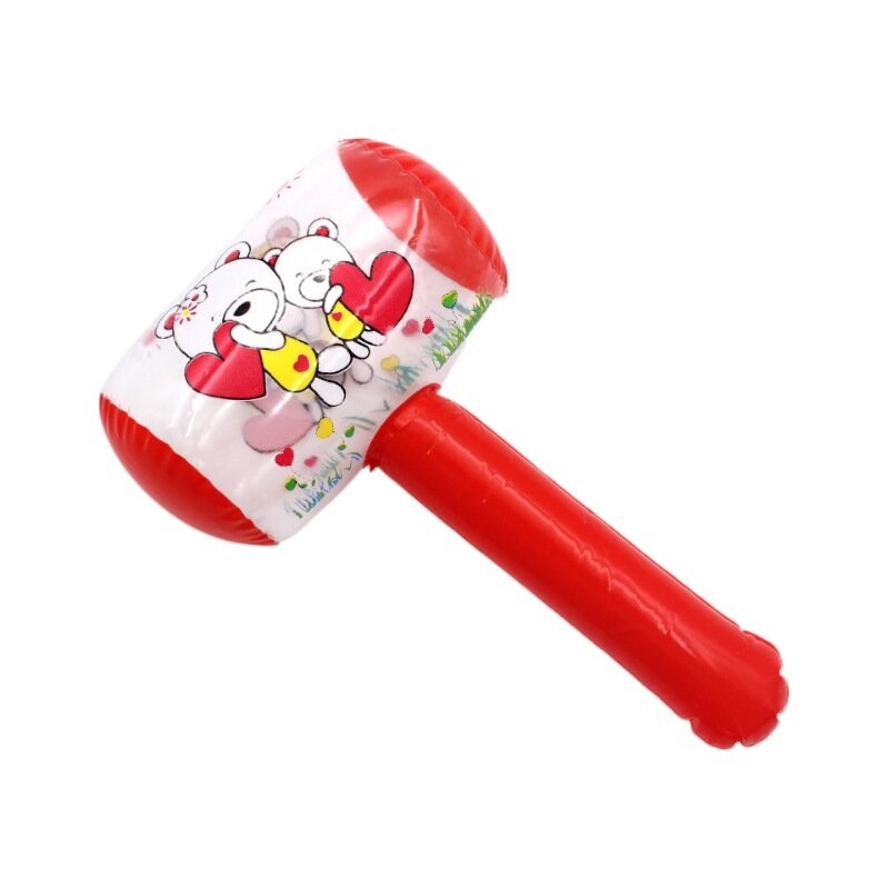1Pc Small Inflatable Hammer with Bell Kindergarten Children's Toys Children's Day Gift Kids Toys Swimming Pool Toys