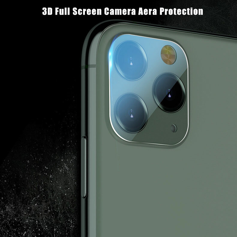 3 Bảo Vệ Camera Cho iPhone 11 12 13 Pro Max Mini Bảo Vệ Ống Kính Kính Cường Lực Trên iPhone 7 8 6 6S Plus Glass