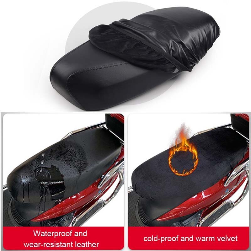 Motorcycle Seat Cover Waterproof Dustproof Rainproof Sunscreen Motorbike Scooter Cushion Seat Cover Protector Cover Accessories