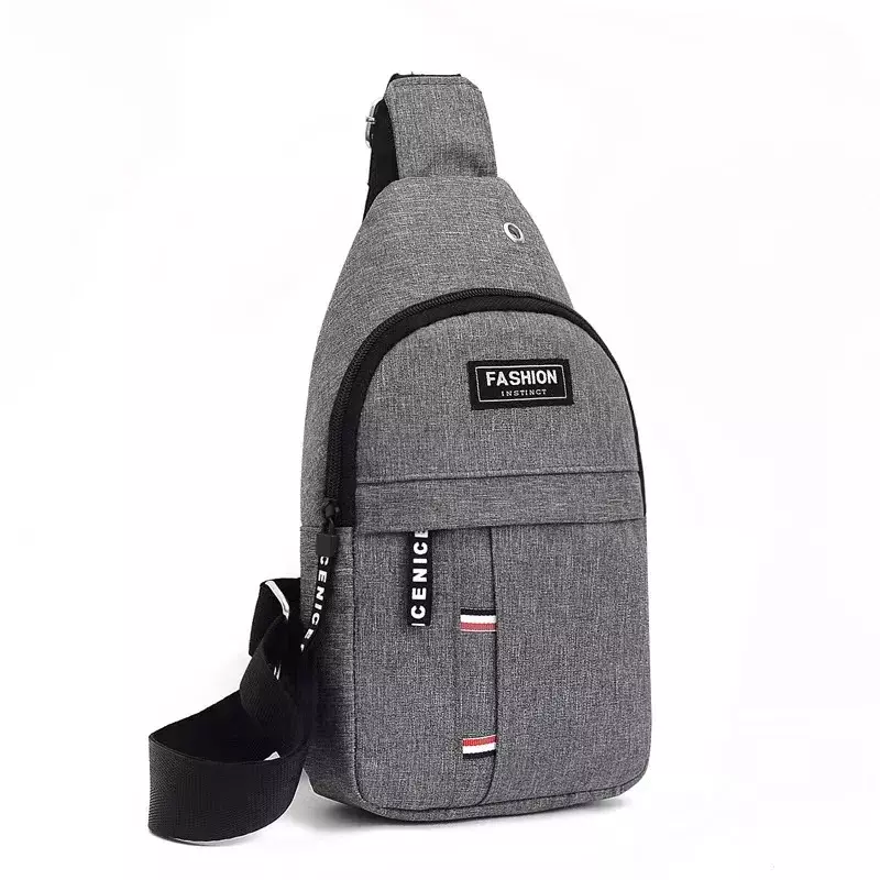 2023 New Men's Chest Bag New Fashion Korean-Style Casual Sports Water-Proof Shoulder Crossbody Bag Cross Body Chest Bag For Male