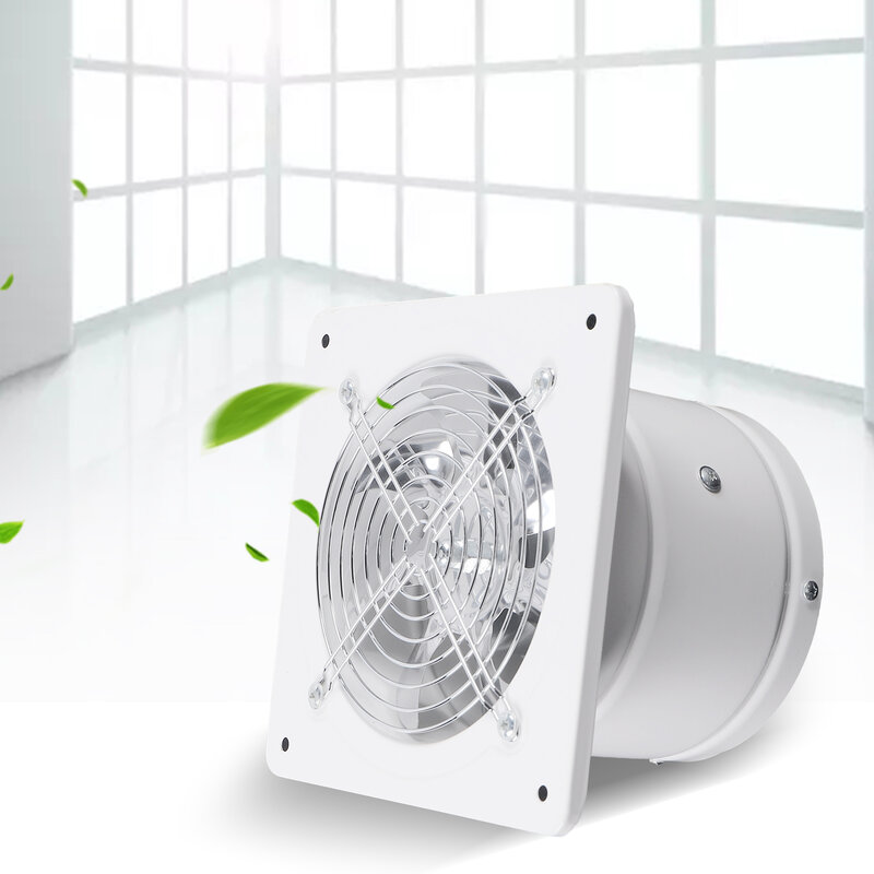 6in Muur Afzuigkap Ventilator Laag Geluidsniveau Ventilatie Blower Raam Voor Keuken Badkamer Toilet Wit 110V 40W