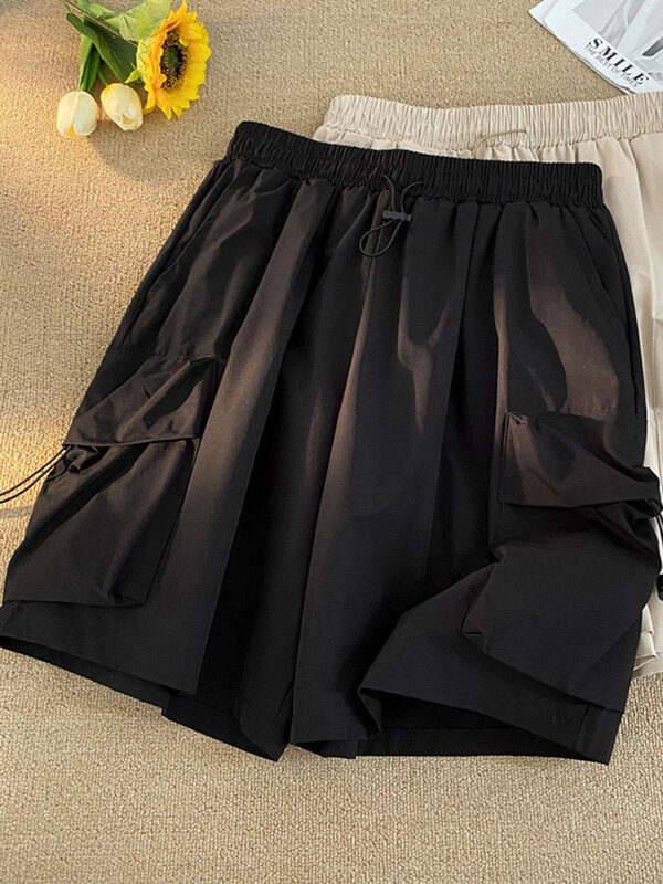 2024 szorty na lato męski spodenki w stylu ulicznym koreański styl szorty Cargo oddychający krótkie spodnie walentynki dla mężczyzny E162