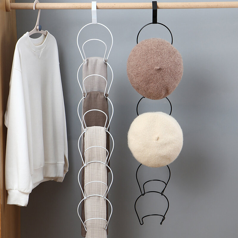 No-drilling Coat Hanging Stand Anti-bending Caps Storage Hanger For Home