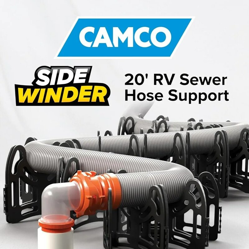 Camco Sewerホースサポート、キャッパー、rv、20フィート