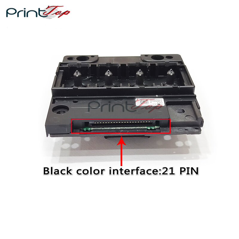 หัวพิมพ์ f197000 f197010สีดำอินเตอร์เฟส21PIN หัวพิมพ์สำหรับ Epson TX430 SX430w sx435w wx438w xp30 xp33เครื่องพิมพ์ XP102