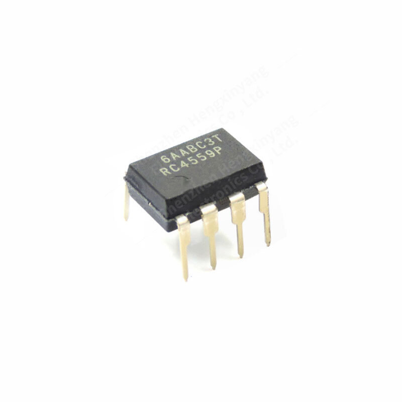 10PCS  RC4559P Operational amplifier in line with DIP8 Silkscreen RC4559P