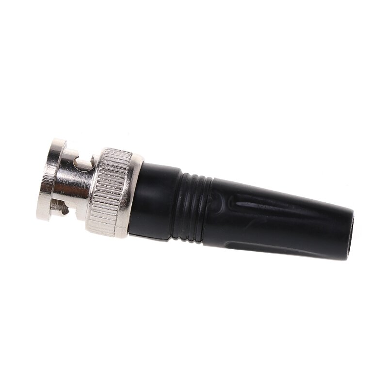 Y1UB BNC Male Plug No Solder Zinc Alloy BNC Male Connector For Repair