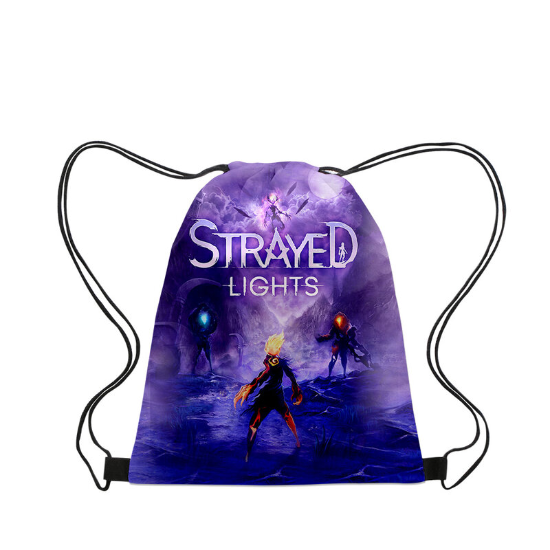2023 Strayed Lights Game Handbags Cloth Canvas Drawstring Bag Women Men Leisure Bags