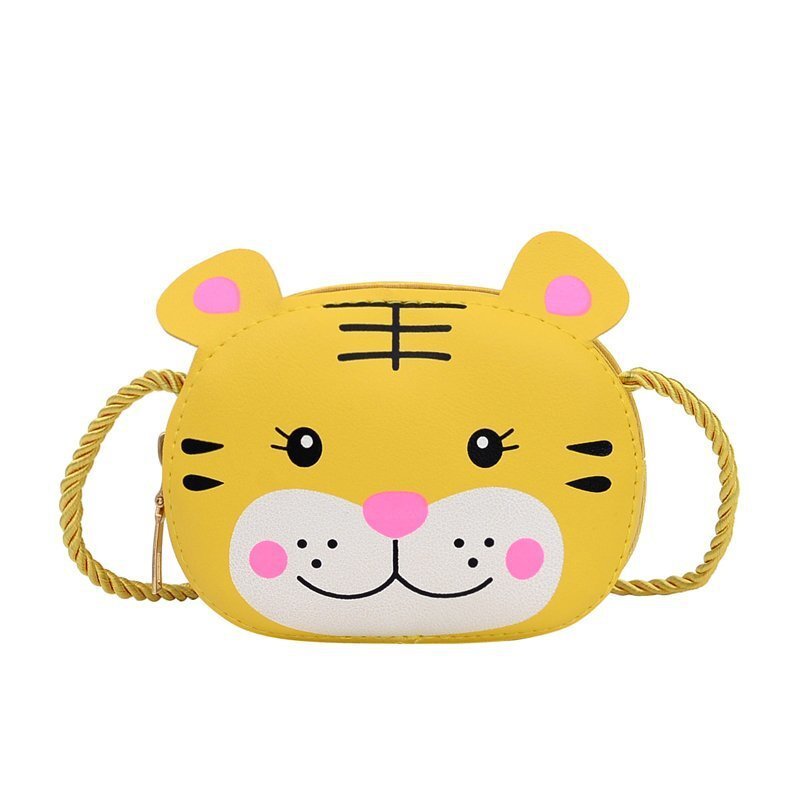 Cute Cartoon Animal Messenger Bag para crianças, coelho, gato, urso, criança, item portátil ao ar livre do bebê, saco de armazenamento, menino, menina, 1 pc