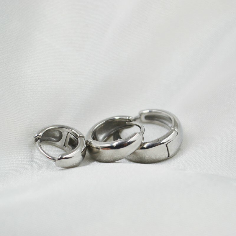 20 шт., круглые серьги-кольца для мужчин и женщин
