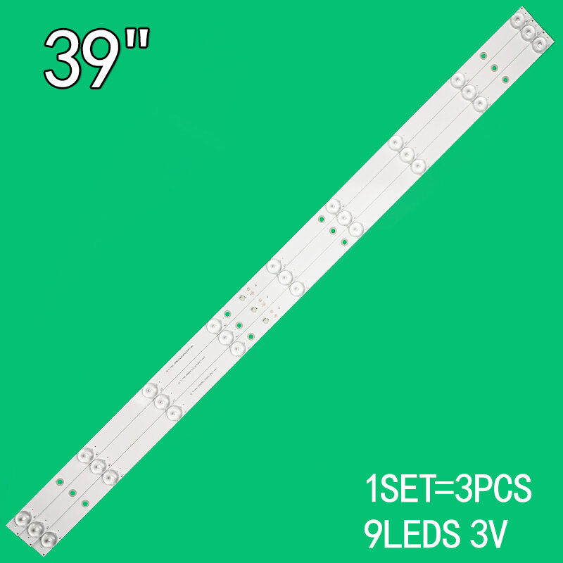 สำหรับ Haier 39 "39A3 H39E12 LE39B510X CRH-K385YN3535T03096992-REV 1.3ชิ้นไฟเรืองแสงทีวี LED เทป