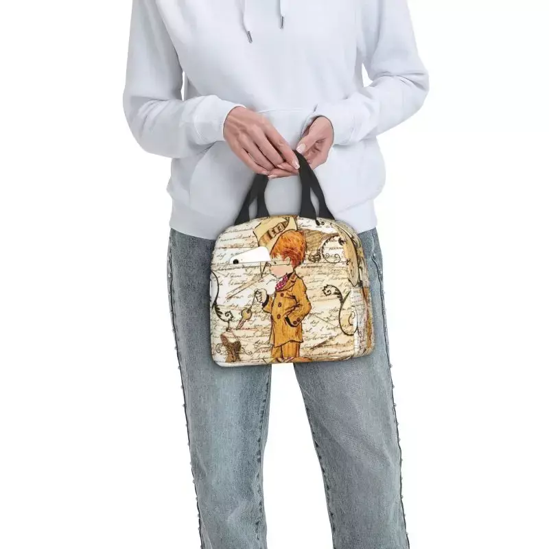 Benutzer definierte Sarah Kay Cartoon Lunch Bag Männer Frauen niedlich kühler warm isoliert Lunchbox für Schüler Schule