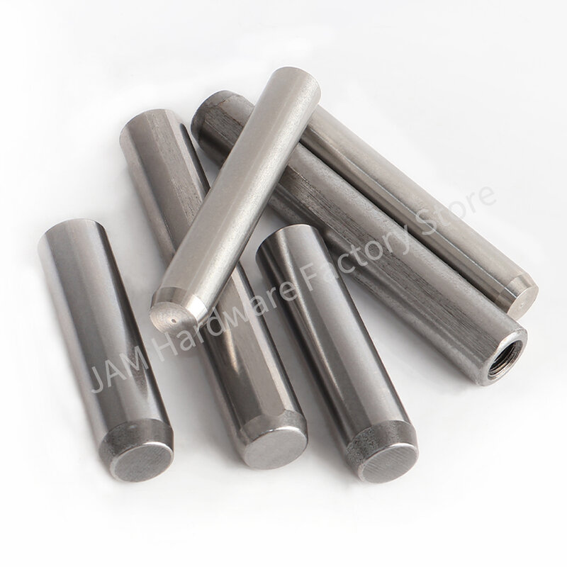 MJ613 batang lurus penjualan langsung pabrik Pin pemosisian Solid baja tahan karat poros Pin presisi