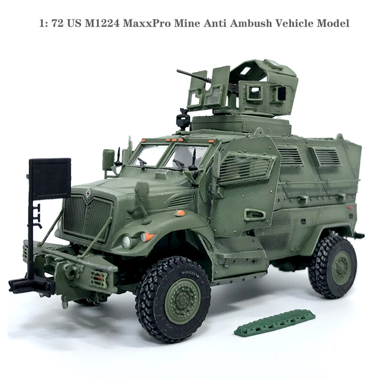1: 72 US M1224 MaxxPro Mine Anti Ambush Vehicle Model Military Green finish product collection model