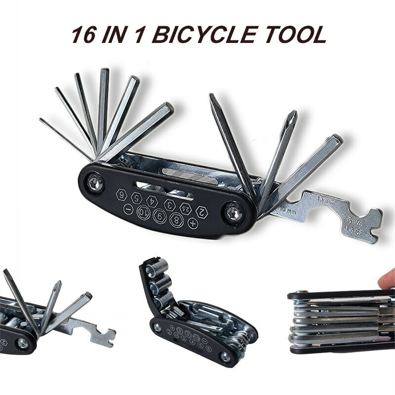 16 w 1 rower górski przenośny klucz wielofunkcyjny rowerowy narzędzie wielofunkcyjne śrubokręt narzędzia do naprawy roweru motocyklowy